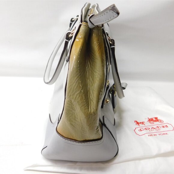 COACH Poppy Colorblock Satchel - Picture 9 of 9